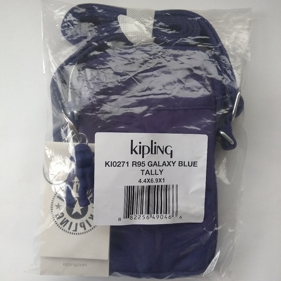 Kipling Tally Crossbody Phone Bag in Galaxy Blue - Picture 3 of 8